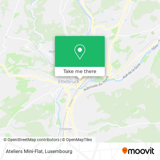 Ateliers Mini-Flat map