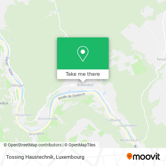 Tossing Haustechnik map