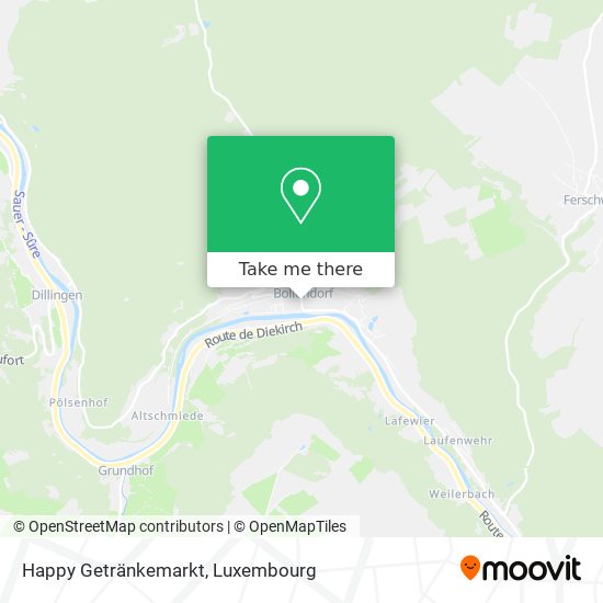Happy Getränkemarkt map