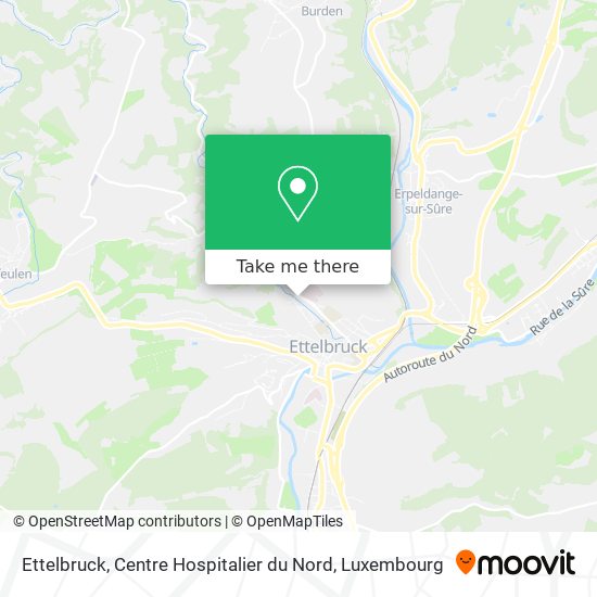 Ettelbruck, Centre Hospitalier du Nord map