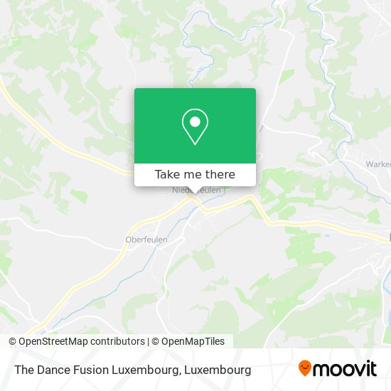The Dance Fusion Luxembourg map