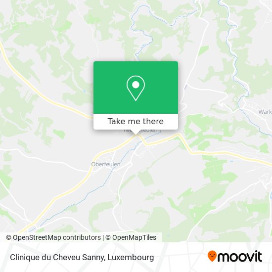 Clinique du Cheveu Sanny map