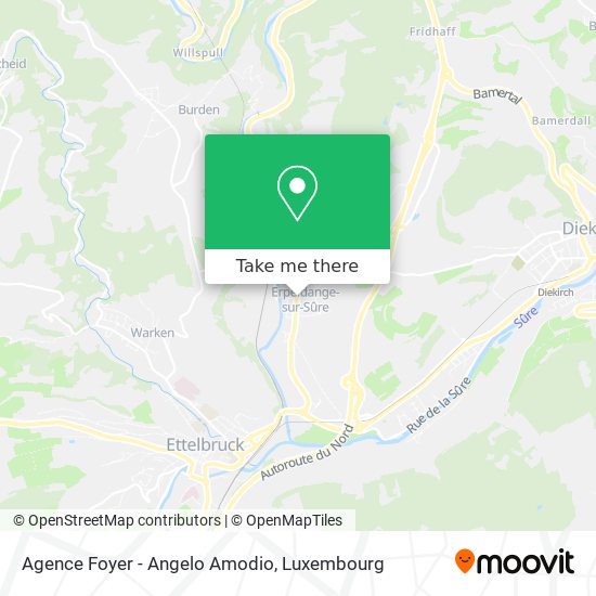 Agence Foyer - Angelo Amodio map