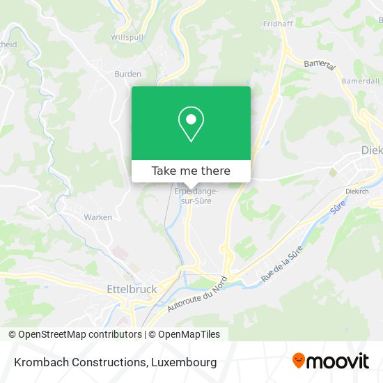 Krombach Constructions map