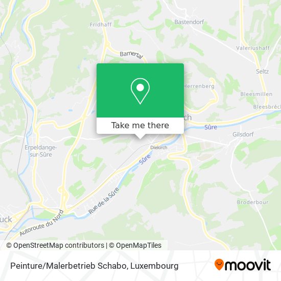 Peinture/Malerbetrieb Schabo map