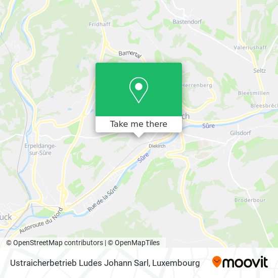 Ustraicherbetrieb Ludes Johann Sarl map