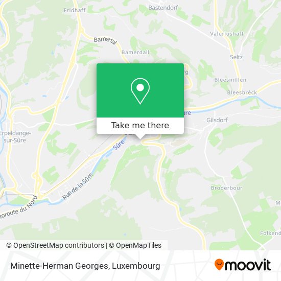 Minette-Herman Georges map