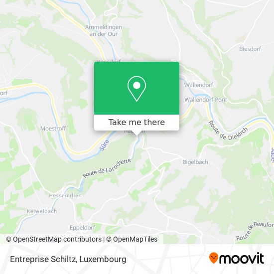 Entreprise Schiltz map