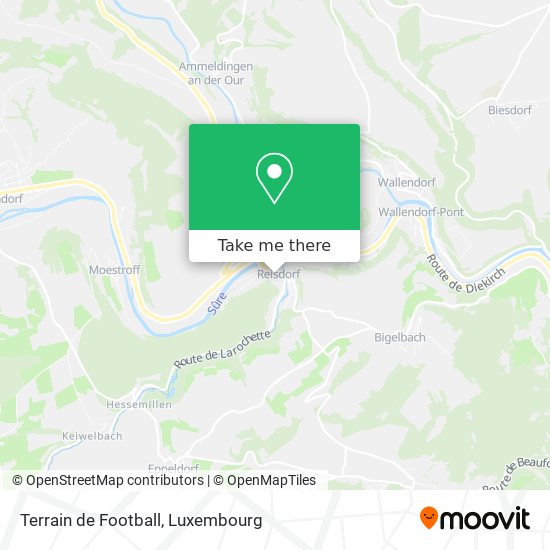 Terrain de Football Karte