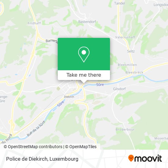 Police de Diekirch map
