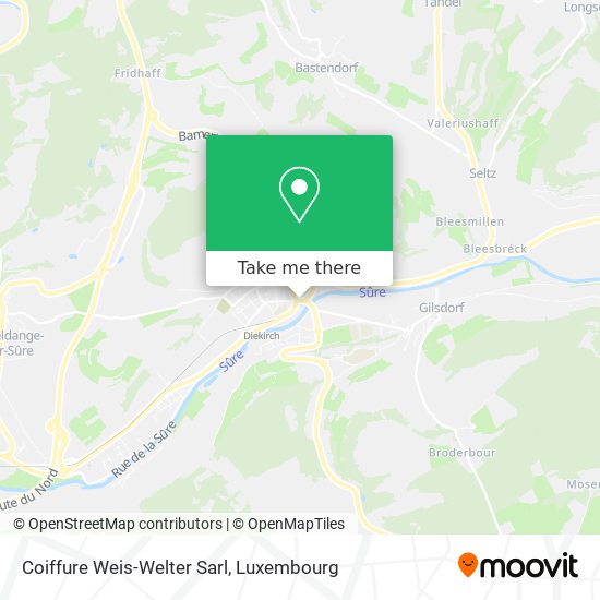 Coiffure Weis-Welter Sarl map