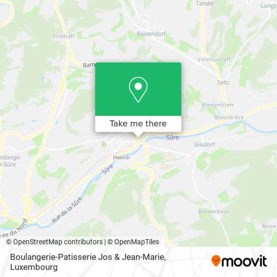 Boulangerie-Patisserie Jos & Jean-Marie map