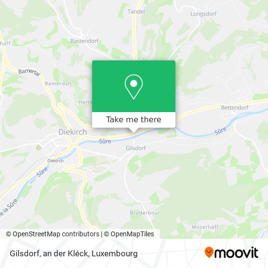 Gilsdorf, an der Kléck map