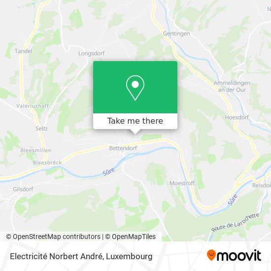 Electricité Norbert André map