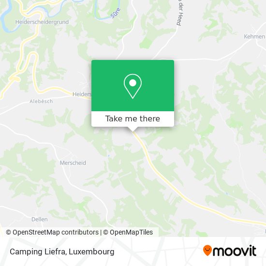 Camping Liefra map