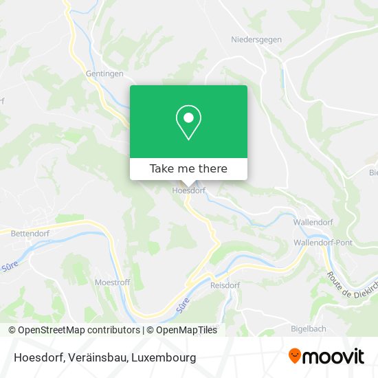 Hoesdorf, Veräinsbau map
