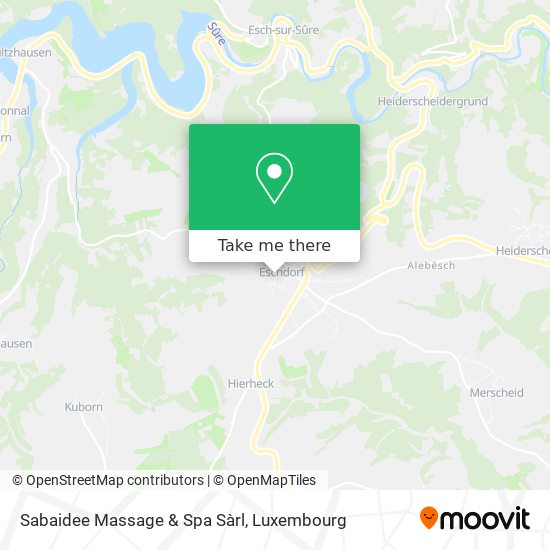 Sabaidee Massage & Spa Sàrl map