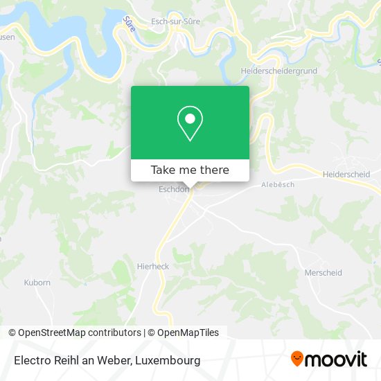 Electro Reihl an Weber map