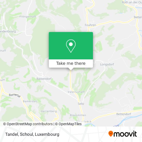 Tandel, Schoul map