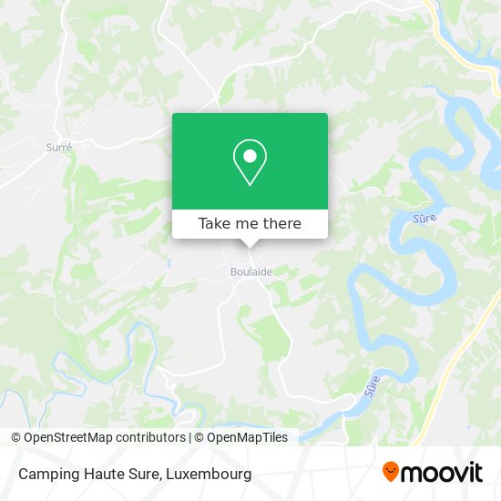 Camping Haute Sure map