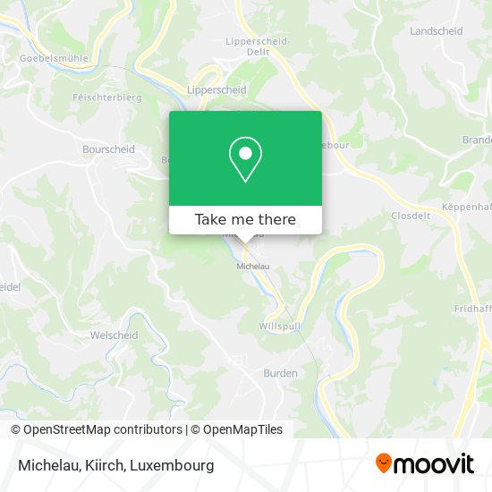 Michelau, Kiirch map