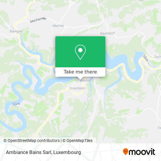 Ambiance Bains Sarl map