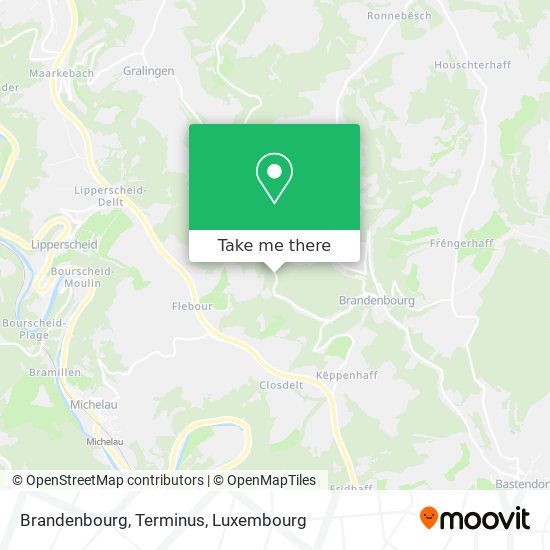 Brandenbourg, Terminus map