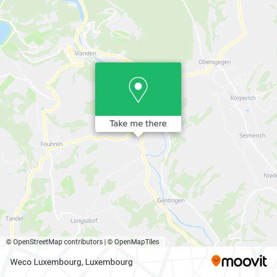 Weco Luxembourg map