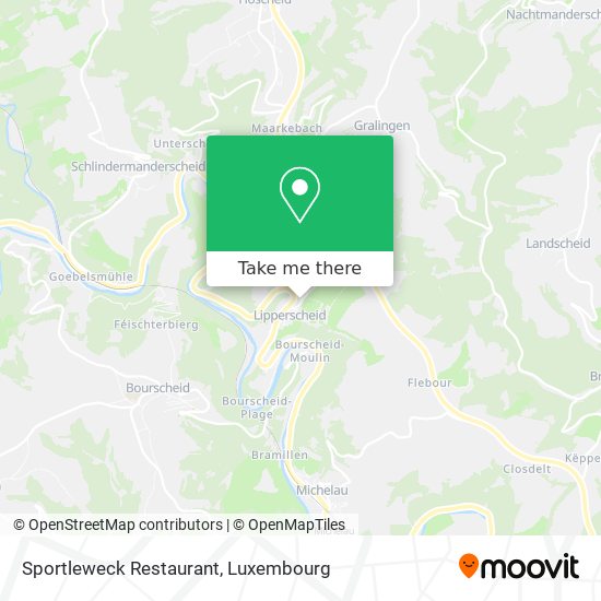 Sportleweck Restaurant map