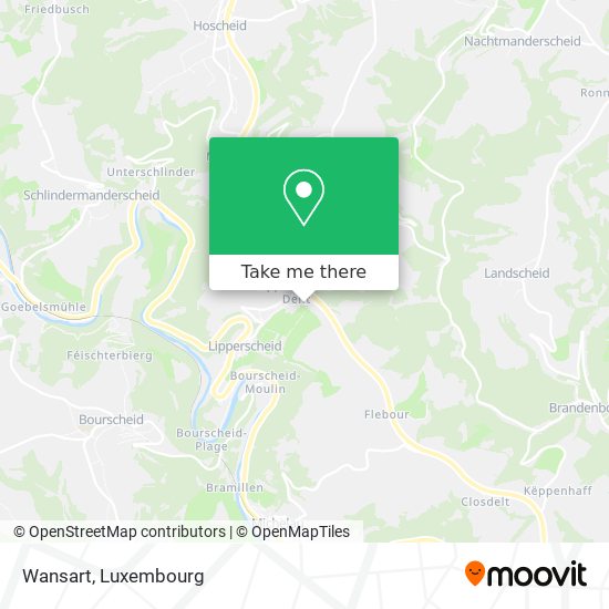 Wansart map