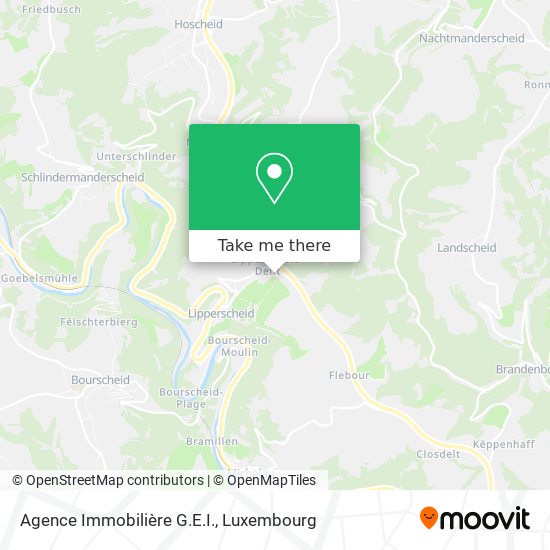 Agence Immobilière G.E.I. map