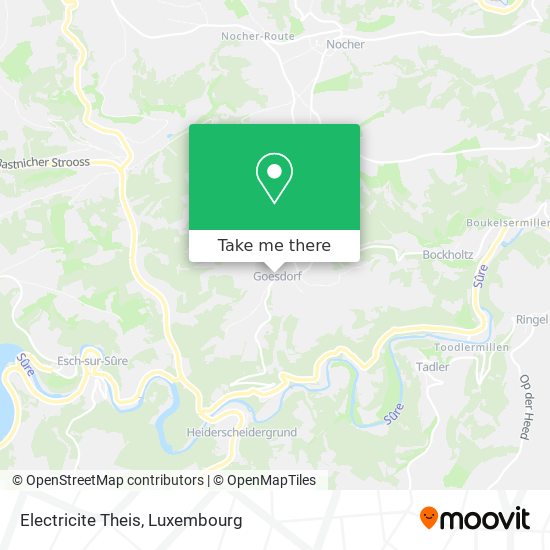 Electricite Theis map