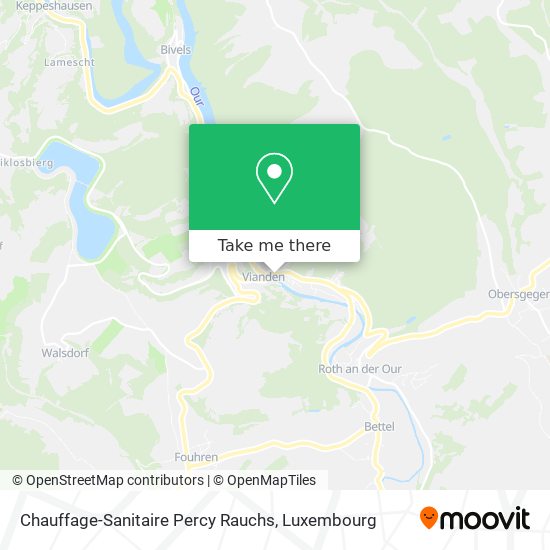 Chauffage-Sanitaire Percy Rauchs Karte