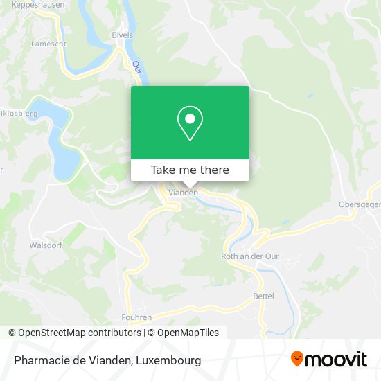 Pharmacie de Vianden Karte