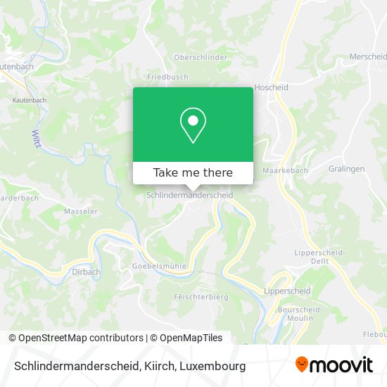 Schlindermanderscheid, Kiirch map