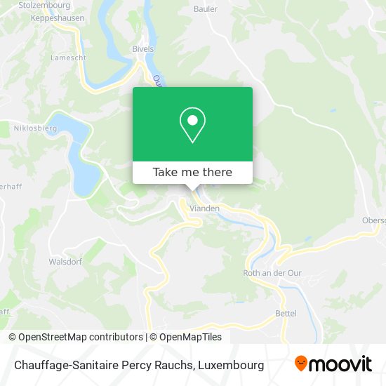 Chauffage-Sanitaire Percy Rauchs map