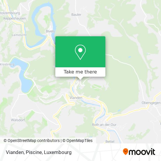 Vianden, Piscine map