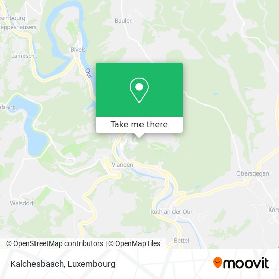 Kalchesbaach map