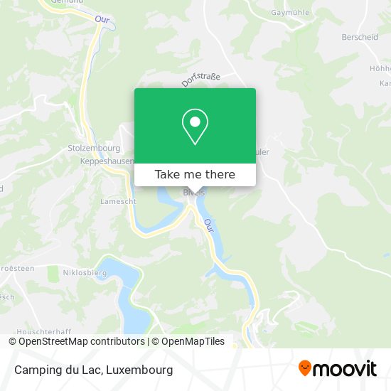 Camping du Lac map