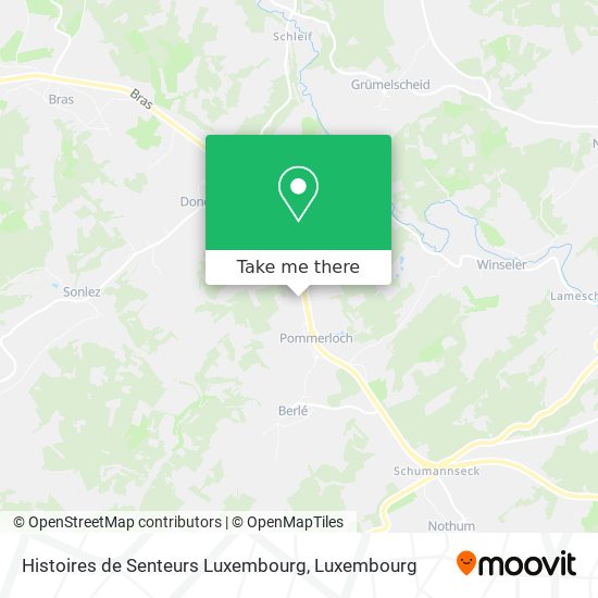 Histoires de Senteurs Luxembourg map