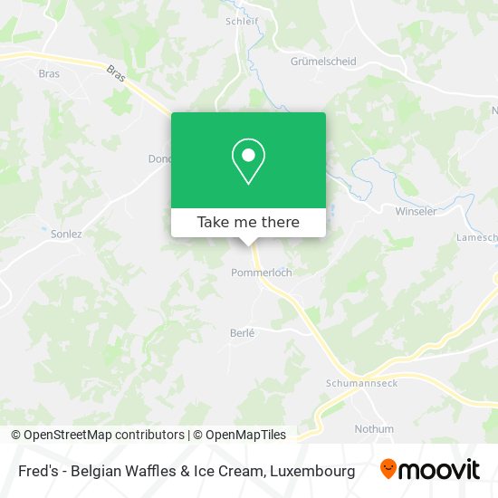Fred's - Belgian Waffles & Ice Cream map
