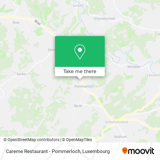 Careme Restaurant - Pommerloch map