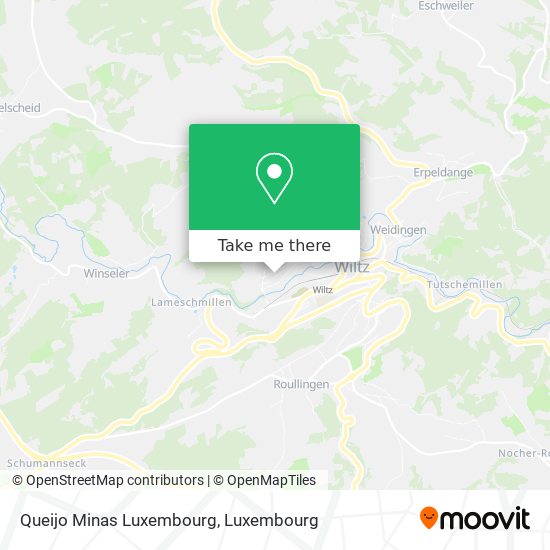 Queijo Minas Luxembourg Karte