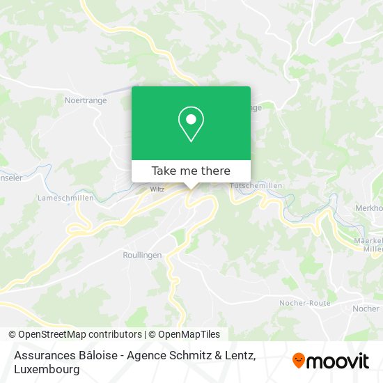 Assurances Bâloise - Agence Schmitz & Lentz map