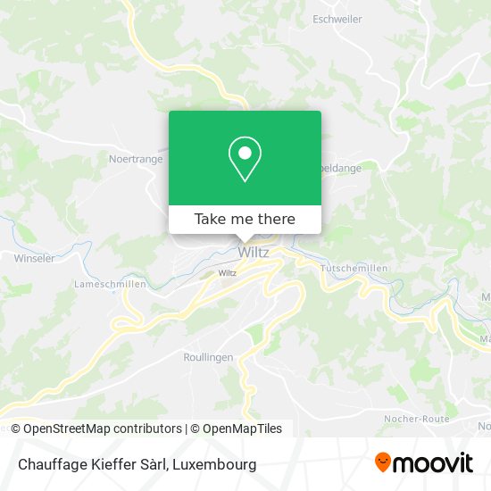 Chauffage Kieffer Sàrl map