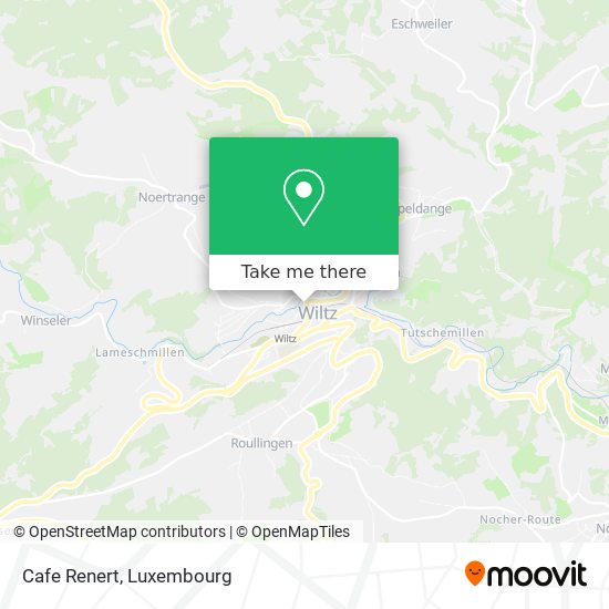 Cafe Renert map
