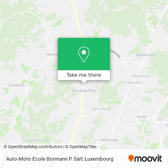 Auto-Moto Ecole Bormann P. Sàrl map