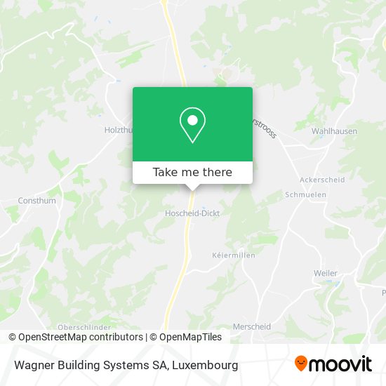 Wagner Building Systems SA map