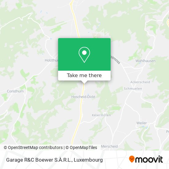 Garage R&C Boewer S.À.R.L. map