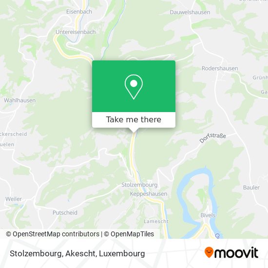 Stolzembourg, Akescht map